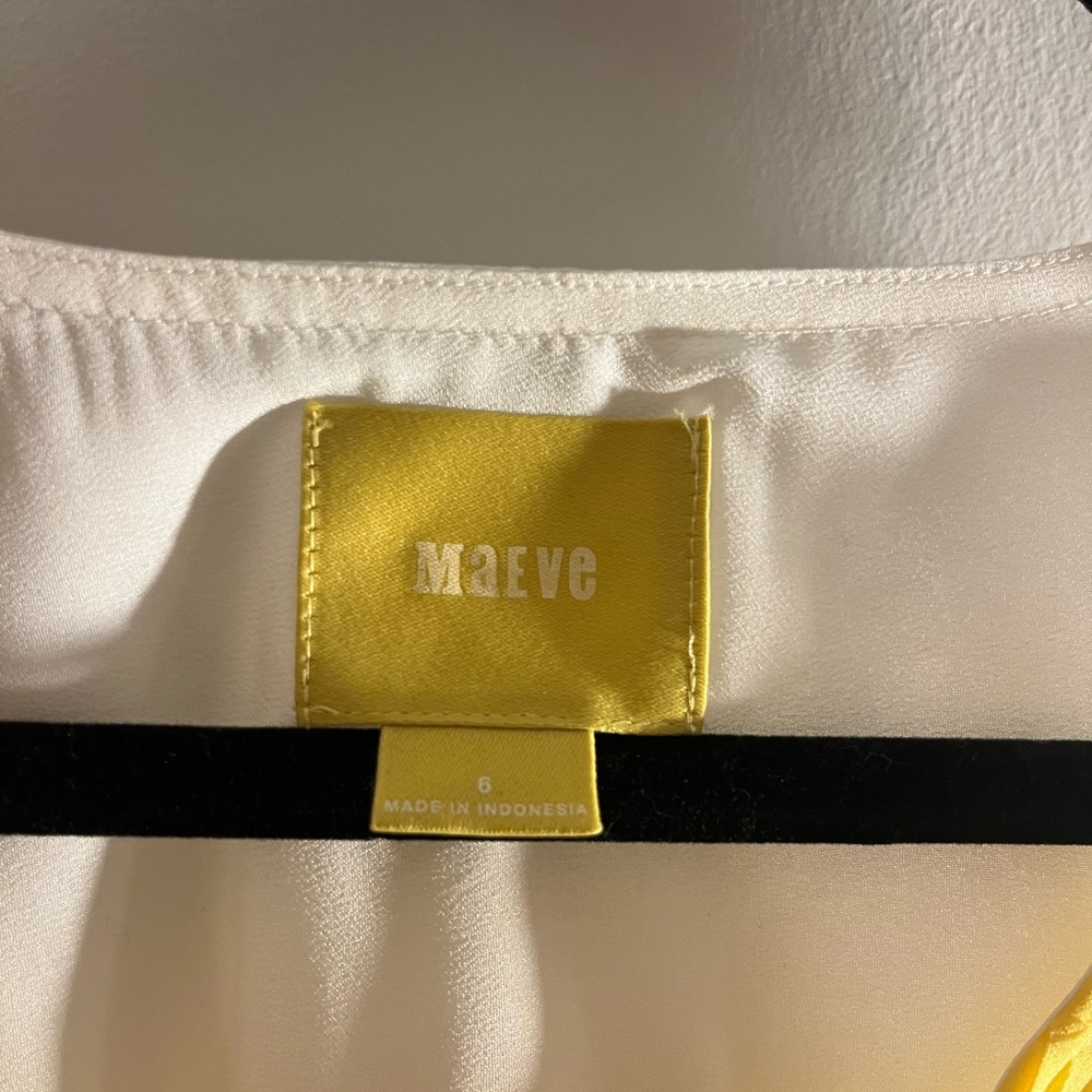 Maeve Citron Striped Top - Picture 3 of 7